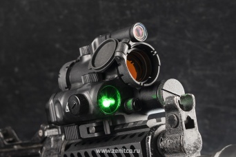Vzor-4: red dot + dual laser + IR illuminator